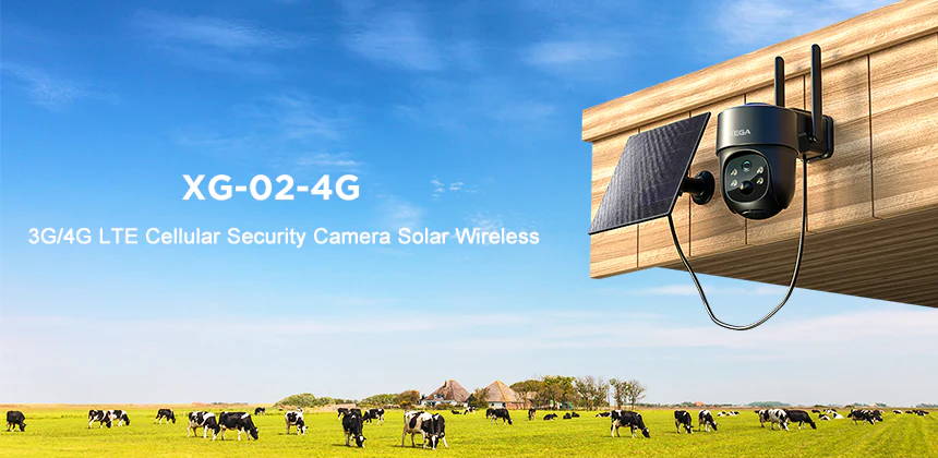 Wireless cellular clearance security cameras